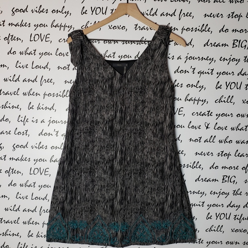 THML Embroidered Swing Dress